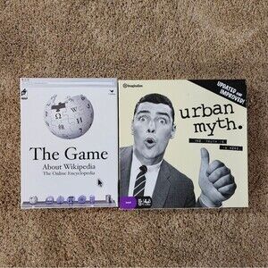 Urban Myth Party game + The Game About Wikipedia